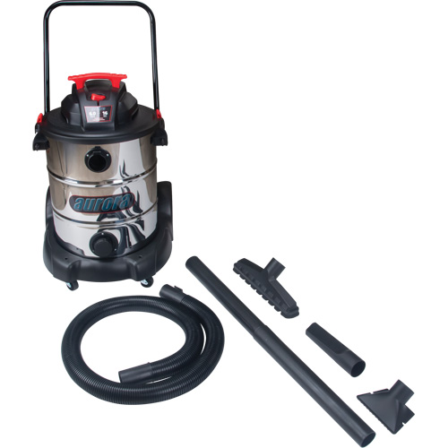 Aspirateur, Secs-humides, 6 CV, 16 gal. US (60,6 litres) Maritime Industrial Rubber