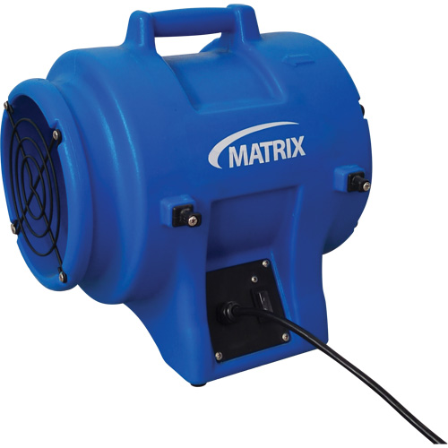 8" Air Blower with 25' Ducting & Canister, 1/4 HP, 816 CFM Maritime Industrial Rubber