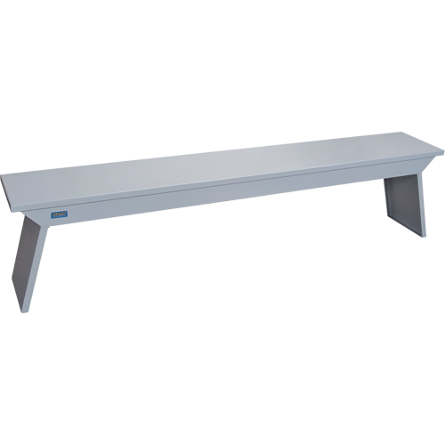 Bancs pour vestiaires, Acier, 72" lo x 12" la x 17" h Maritime Industrial Rubber