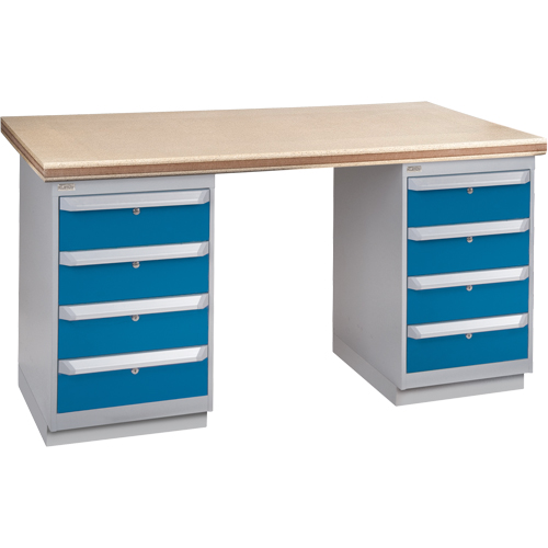 Pre-Designed Workbench, 72" W x 36" D x 34" H, 2500 lbs. Capacity Maritime Industrial Rubber