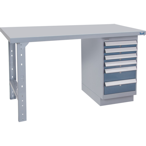&eacute;tabli pr&eacute;conçu, 72" la x 36" p x 34" h, Capacit&eacute; 2500 lb Maritime Industrial Rubber