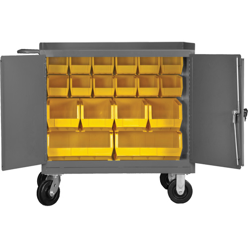 Armoire d'&eacute;tabli mobile avec bacs, Acier Surface Maritime Industrial Rubber