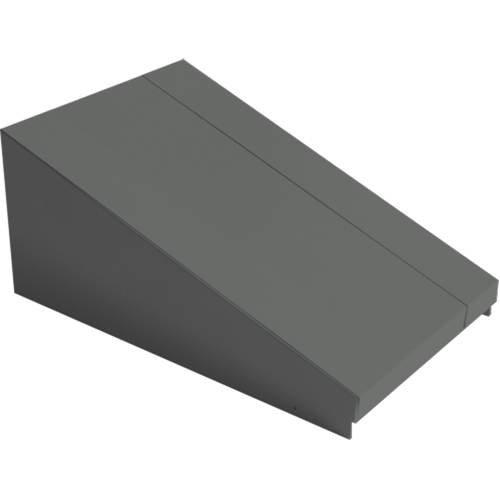 All-Welded Concorde - Heavy-Duty Lockers Sloping Top, 1 Bank, 18" D x 12" W x 6" H, Steel Maritime Industrial Rubber