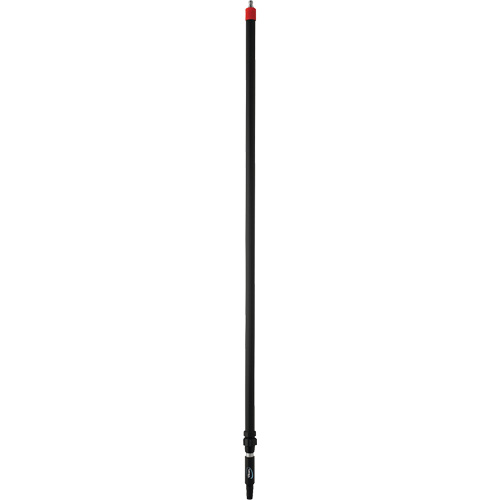 Transport Line Water-Fed Handle, Broom, Black, Telescopic, 63" - 109" L Maritime Industrial Rubber