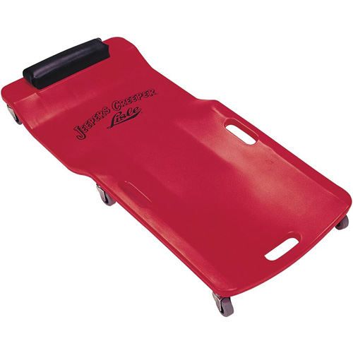 Red Low Profile Plastic Creeper Maritime Industrial Rubber