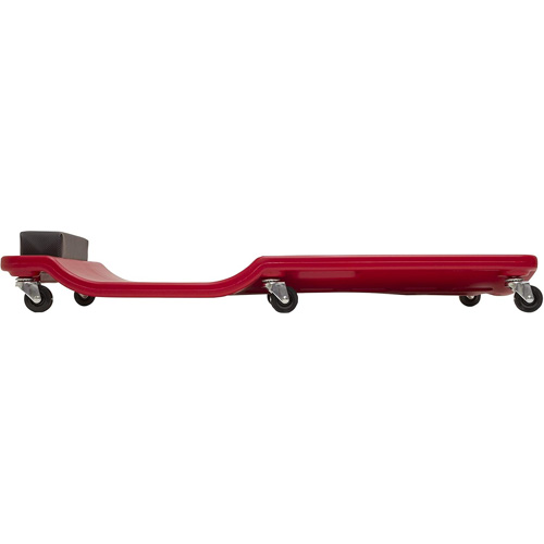 Red Low Profile Plastic Creeper Maritime Industrial Rubber