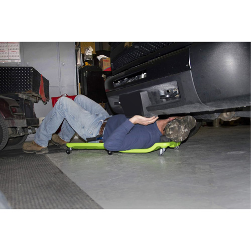 Sommier vert n&eacute;on &agrave; profil bas, en plastique robuste Maritime Industrial Rubber