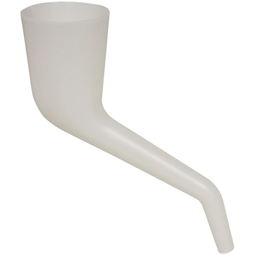 Translucent Right Angle Funnel, Plastic Maritime Industrial Rubber