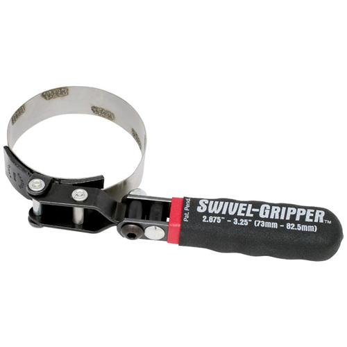 Small Swivel Grip No-Slip Oil Filter Wrench Maritime Industrial Rubber