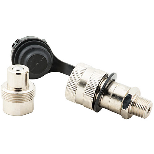Jeu de raccords &agrave; d&eacute;bit &eacute;lev&eacute;, Acier, 3/8", NPTF femelle/NPTF m&acirc;le, 10 000 PSI Maritime Industrial Rubber