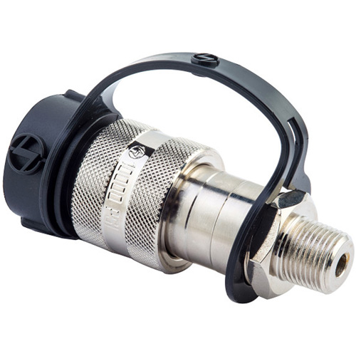 Raccords &agrave; c&ocirc;t&eacute; femelle pour d&eacute;bit &eacute;lev&eacute;, Acier, 3/8", NPTF femelle, 10 000 PSI Maritime Industrial Rubber