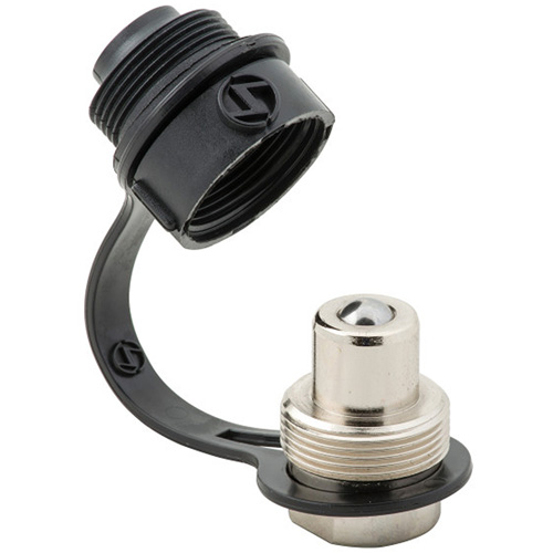 Coupler High Flow Male Side, Steel, 3/8", Male NPTF, 10000 PSI Maritime Industrial Rubber