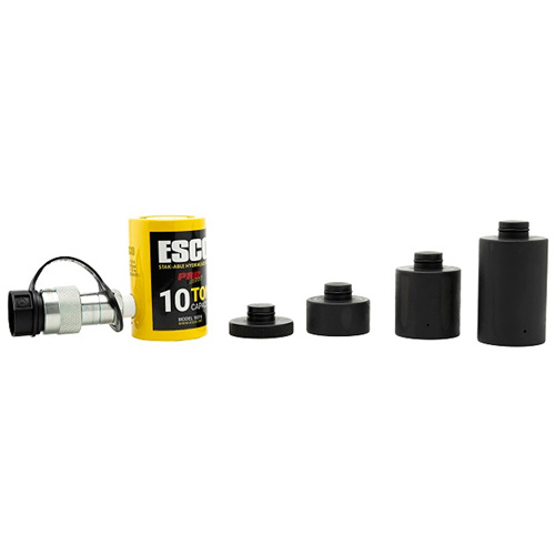 Stak-Able Hydraulic Ram Kit, 1" Stroke, 10 Ton(s) Capacity, 10000 PSI Maritime Industrial Rubber