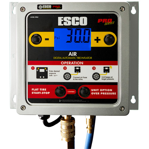 Digital Wall-Mounted Aluminum Tire Inflator Maritime Industrial Rubber