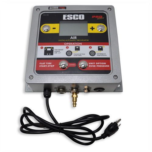 Digital Wall-Mounted Aluminum Tire Inflator Maritime Industrial Rubber