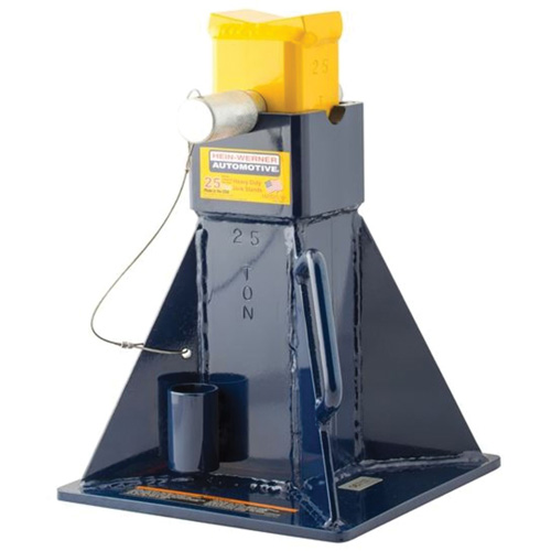 Chandelles de support pour v&eacute;hicule, Tige verrouillable, Capacit&eacute; de 25 tonnes Maritime Industrial Rubber