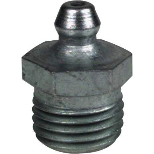 Raccord de graissage droit tr&egrave;s court, Acier, Filetage de 0,25 NPT Maritime Industrial Rubber