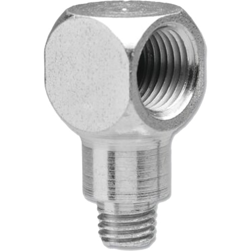 Grease Fitting Adapter with 90-Degree Angle, 1/4"-28 Thread Maritime Industrial Rubber