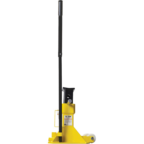 Cric EZ-Wheel, Tige verrouillable, Capacit&eacute; de 22 tonnes, 13-1/2" - 20" h Maritime Industrial Rubber