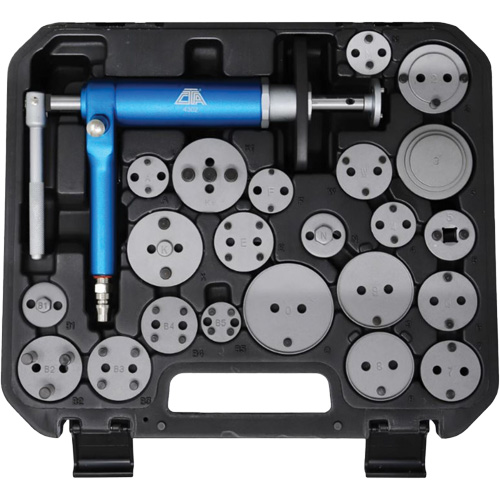 Air-Powered Brake Caliper Wind Back Tool Kit Maritime Industrial Rubber