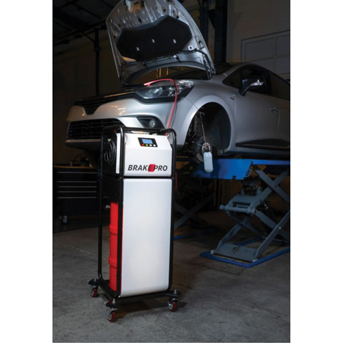 Tall Frame Brake-Pro Electric Pressure Brake Bleeder with Trolley Maritime Industrial Rubber