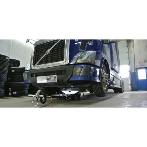 Floor Service Jack, 14 Ton(s) Capacity, 8-1/4" Lowered, 20" Raised, Air Hydraulic Maritime Industrial Rubber