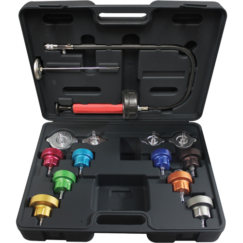 Trousse pour test de pression universel pour syst&egrave;me de refroidissement 14 mcx Maritime Industrial Rubber