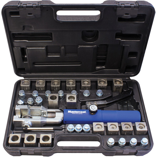 Universal Hydraulic Flaring Tool Set with Blue Handle & Adapter Set Maritime Industrial Rubber