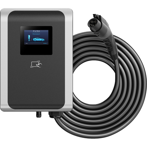 PulseQ AC Max Commercial EV Charger, 80 A, Level 2 AC, Type 1 (SAE J1772) Connector Maritime Industrial Rubber