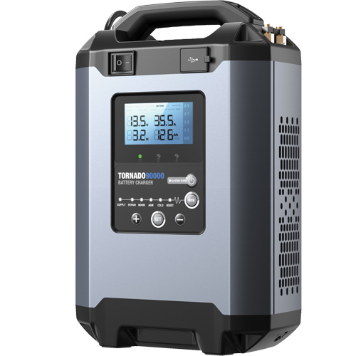 Alimentation stable 90 A et chargeur intelligent 12 V/24 V Tornado90000 Maritime Industrial Rubber