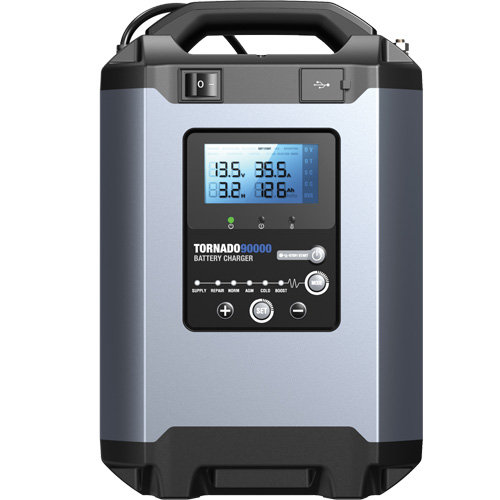 Alimentation stable 90 A et chargeur intelligent 12 V/24 V Tornado90000 Maritime Industrial Rubber