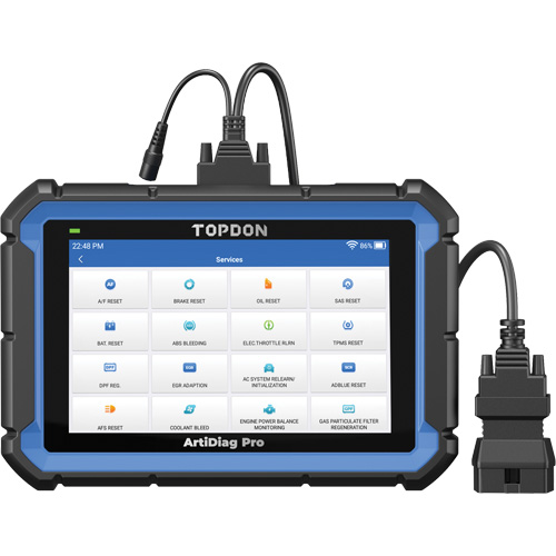 ArtiDiag Pro 7" Scan Tool with Service Functions & Bi-Directional Controls Maritime Industrial Rubber