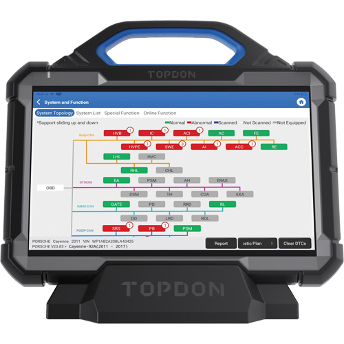 Outil de diagnostic de niveau OE Phoenix Max Basic de 13,3", station daccueil et programmation infonuagique Maritime Industrial Rubber