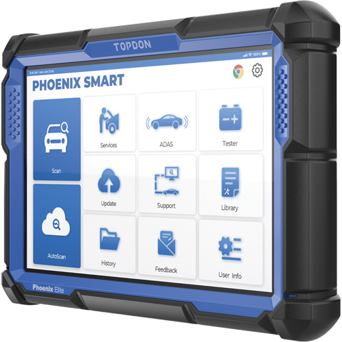 Phoenix Smart – Outil de diagnostic de niveau constructeur avec &eacute;cran 10,1", programmation bas&eacute;e sur l'infonuage et protocoles avanc&eacute;s Maritime Industrial Rubber