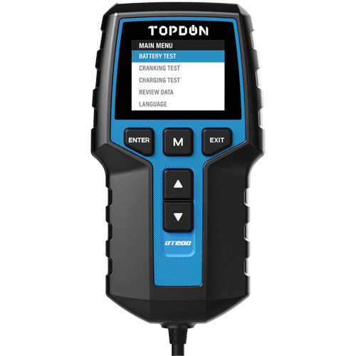 BT200 12V Battery & 12V/24V System Tester Maritime Industrial Rubber