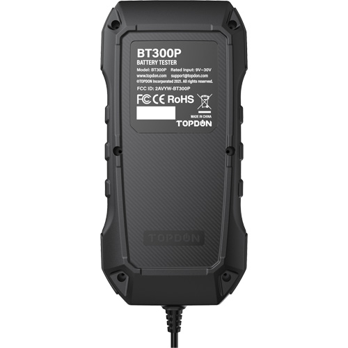 BT300P Battery, Charging & Cranking System Tester with Printer Maritime Industrial Rubber