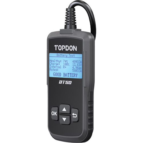 Testeur de batterie, de charge et de d&eacute;marrage BT50 avec imprimante Maritime Industrial Rubber