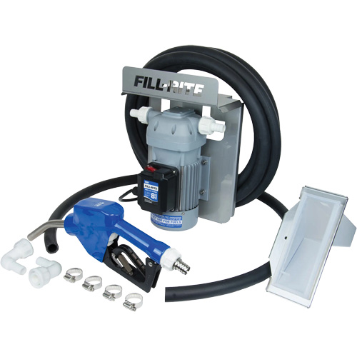 115V AC DEF Transfer Pump & IBC Tote Bracket with Nozzle Maritime Industrial Rubber