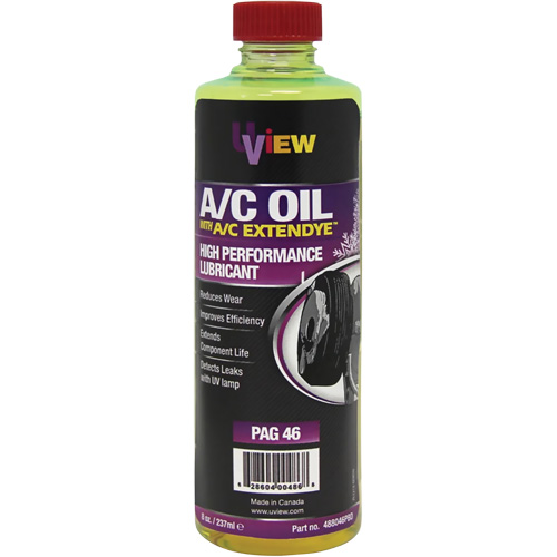 PAG 46 Oil with A/C ExtenDye, 237 ml, Bottle Maritime Industrial Rubber