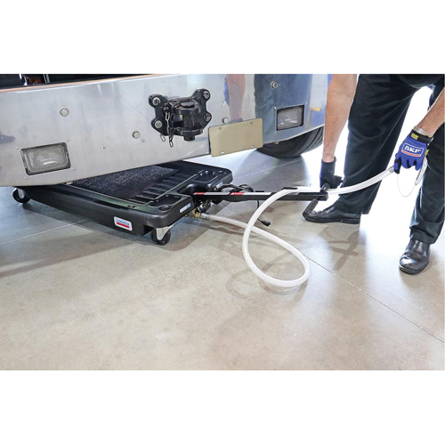 Low Profile Truck Drain with Electric Pump Maritime Industrial Rubber