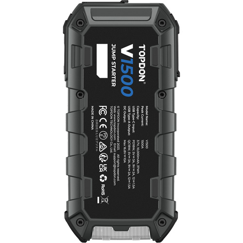 V1500 Jump Starter, Booster, Power Bank & Flashlight Maritime Industrial Rubber