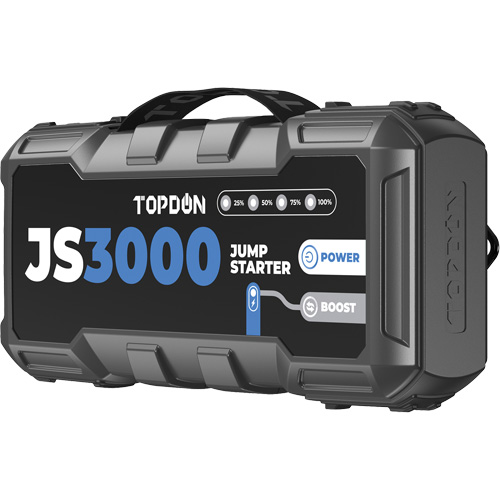 Survolteur, banque d'alimentation et lampe de poche JumpSurge3000 Maritime Industrial Rubber
