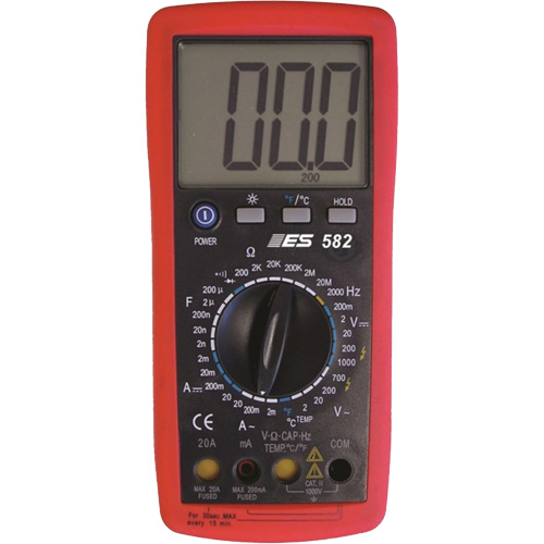Deluxe Digital Multimeter with Amp Shutters Maritime Industrial Rubber