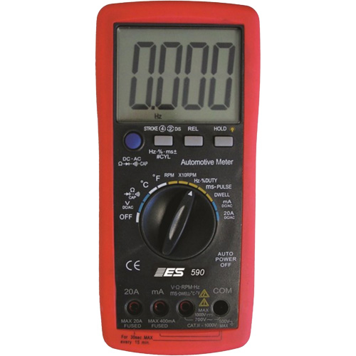 Pro Automotive Digital Multimeter with Case Maritime Industrial Rubber