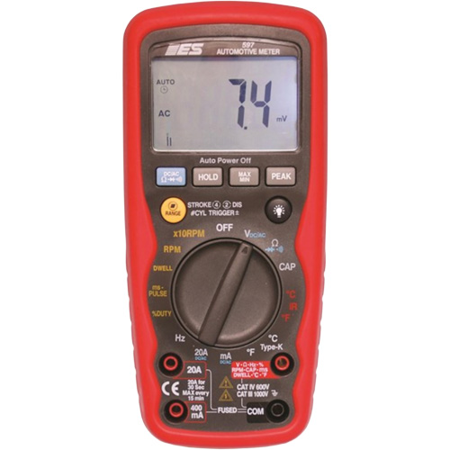 Premium Automotive Digital Multimeter with Case Maritime Industrial Rubber