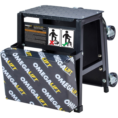 2-in-1 Seat-Stool Combo Maritime Industrial Rubber