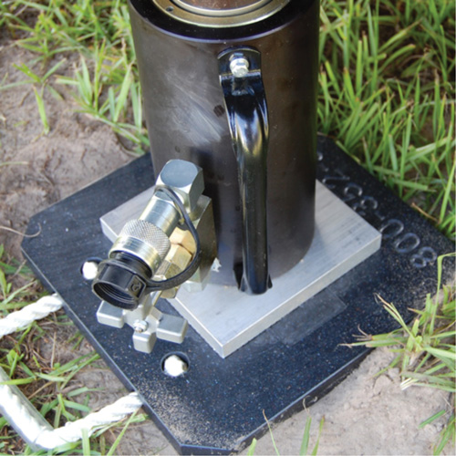 55-Ton Capacity Jack Support Plate Maritime Industrial Rubber