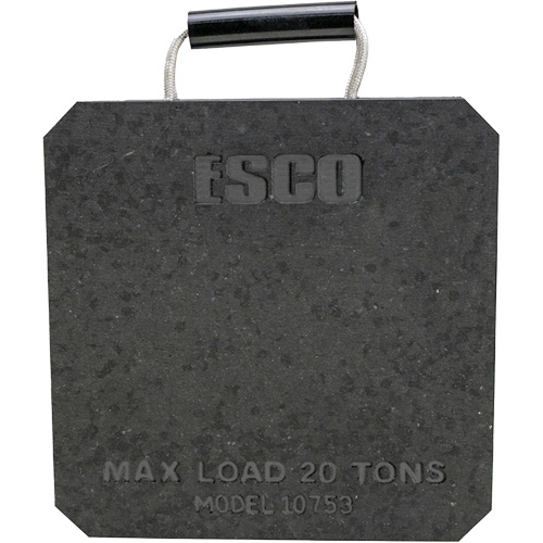 20-Ton Capacity Jack Support Plate Maritime Industrial Rubber