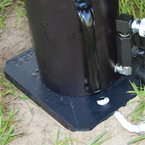 100-Ton Capacity Jack Support Plate Maritime Industrial Rubber