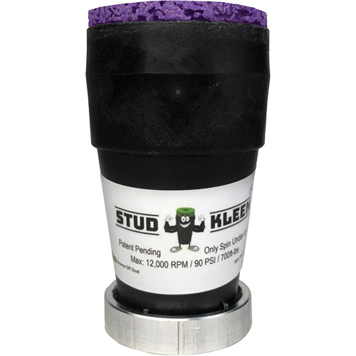 STUD KLEEN Impact-Driven Hub, Stud & Wheel Cleaning Tool Maritime Industrial Rubber